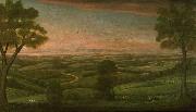 Ralph Earl Looking East from Denny Hill USA oil painting artist